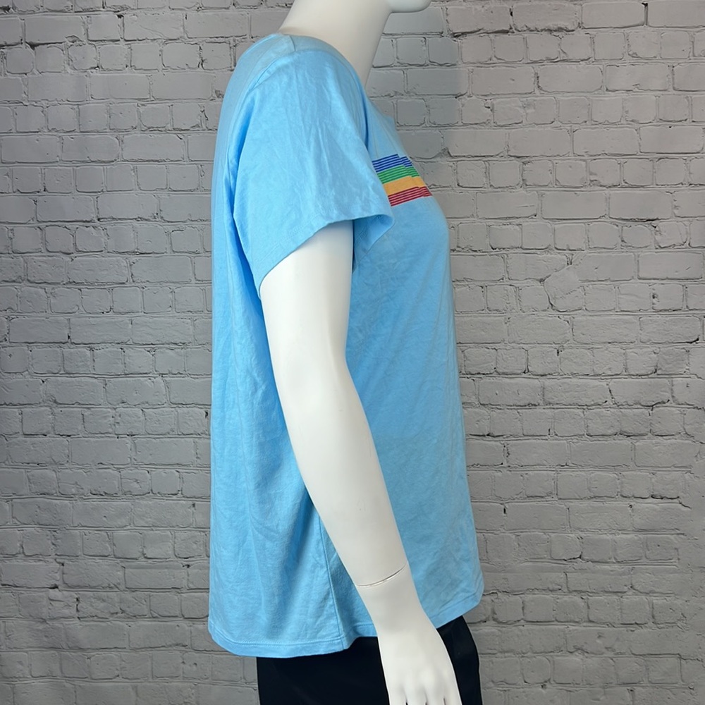 Levi’s Blue Colorful Logo Short Sleeve Tee Top Plus Size 2X - Picture 4 of 5